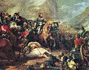 Henri Felix Emmanuel Philippoteaux Bonaparte a la bataille de Rivoli oil painting